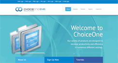Desktop Screenshot of choiceoneehr.com